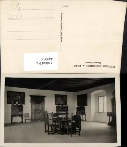 449034,Foto AK Schloss Rosenburg Damenzimmer pub Josef Pirchheim