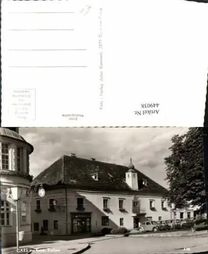 449038,Gars am Kamp Rathaus