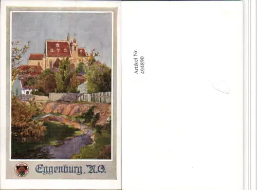 ,Künstler AK Eggenburg Kirche