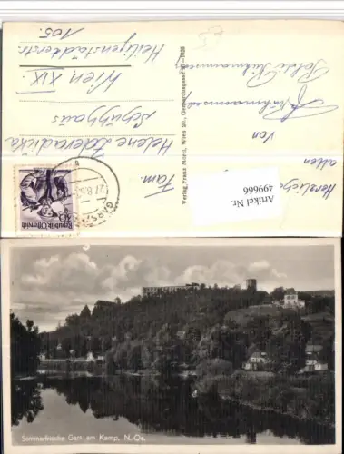 499666,Gars am Kamp Teilansicht Fluss