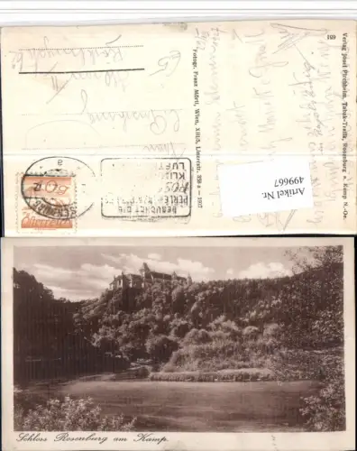 499667,Schloss Rosenburg am Kamp