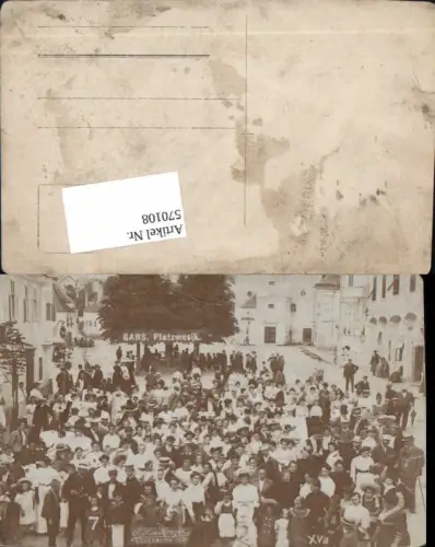 570108,tolle Foto AK Gars am Kamp Platzmusikfest 1908 pub Hiesberger Eggenburg