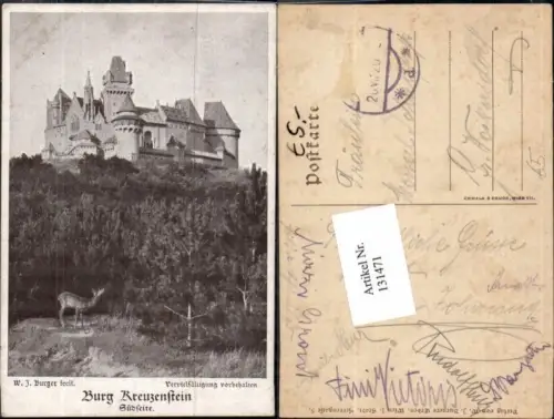 131471,Burg Kreuzenstein b. Korneuburg pub W.J. Burger