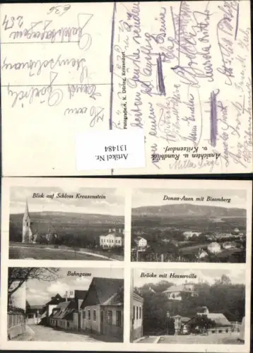 131484,Schloss Kreuzenstein Donau Auen bei Bisamberg Häuservilla Bahngasse in Kritzendorf