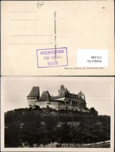 131498,Burg Kreuzenstein bei Korneuburg