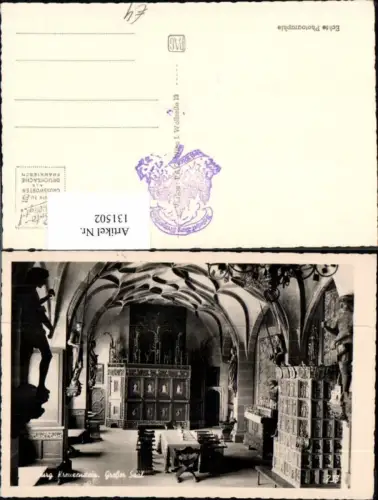 131502,Burg Kreuzenstein bei Korneuburg Grosser Saal