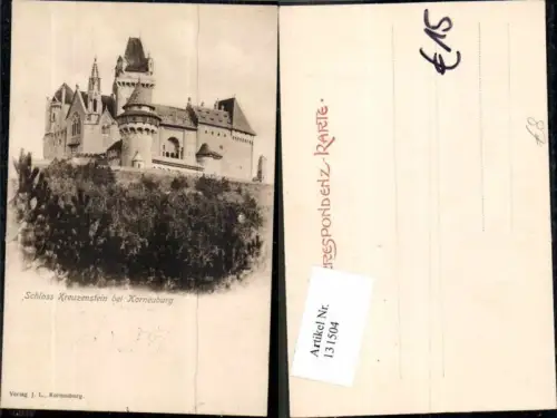 131504,Schloss Kreuzenstein bei Leobendorf Korneuburg