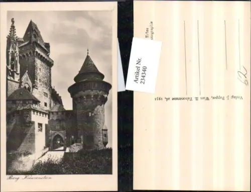234340,Burg Kreuzenstein b. Korneuburg Turm