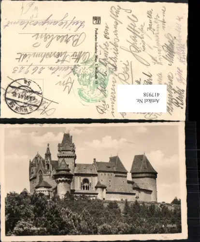 417938,Burg Kreuzenstein b. Leobendorf Feldpost Nr. 26923