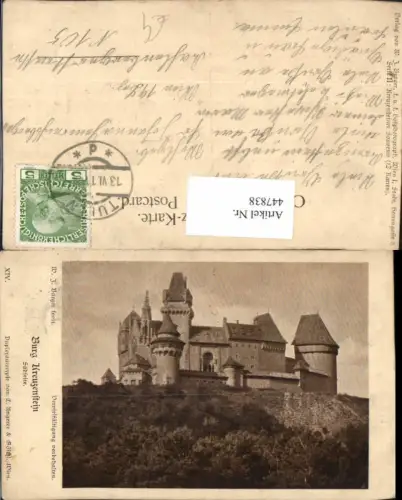 447838,Künstler AK W. J. Burger Burg Kreuzenstein b. Leobendorf