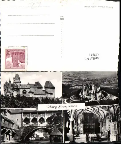 447841,Burg Kreuzenstein b. Leobendorf Hof Großer Saal Mehrbildkarte