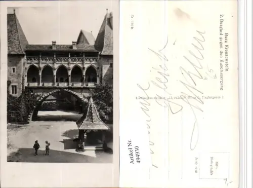 ,Burg Kreuzenstein b. Leobendorf Burghof geg. Kaschauergang