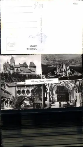 590924,Mehrbild Ak Leobendorf Burg Kreuzenstein Hof Großer Saal