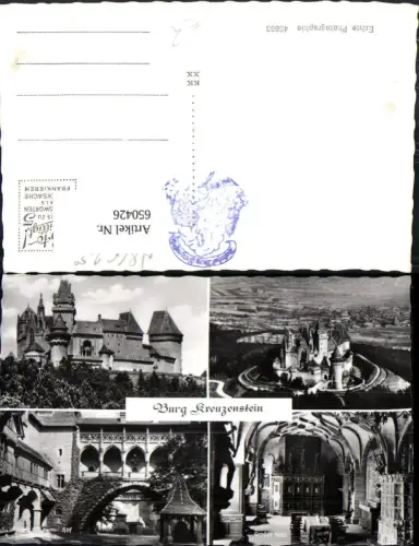 650426,Mehrbild Ak Burg Kreuzenstein Hof Grosser Saal Leobendorf