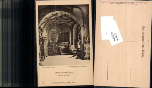 665425,W. Burger Burg Kreuzenstein bei Leobendorf Korneuburg