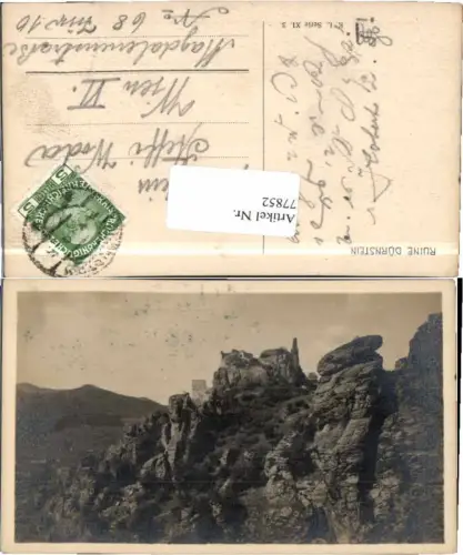 77852,Dürnstein a.d. Donau 1910