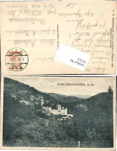 91313,Burg Hartenstein b. Els Senftenberg Krems