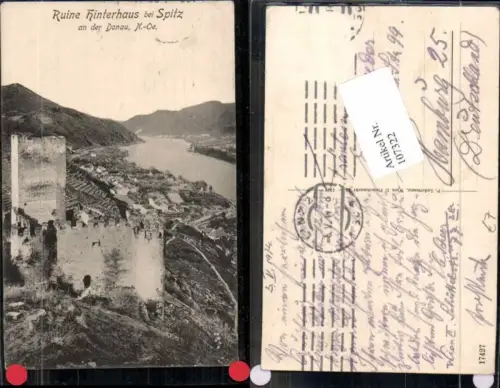 107322,Ruine Hinterhaus b. Spitz a.d. Donau Wachau