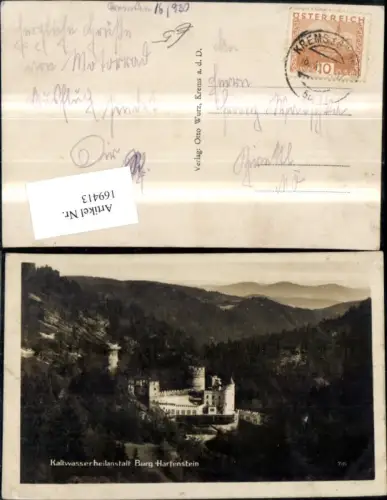 169413,Weinzierl am Walde Burg Hartenstein Kaltwasserheilstätte