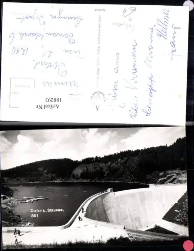 188293,Dobra Stausee Talsperre Foto Ak