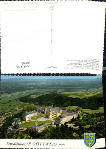 188303,Göttweig Benediktinerstift Luftbild pub Alpina Druck