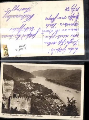 188305,Spitz a. d. Donau Ruine Hinterhaus