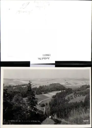 196611,Fernblick v. d. Aussicht ins Kremstal Foto Ak Senftenberg Imbach