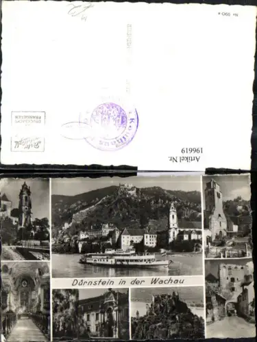196619,Foto Ak Dürnstein i. d. Wachau Mehrbild Ak Schiff Dampfer