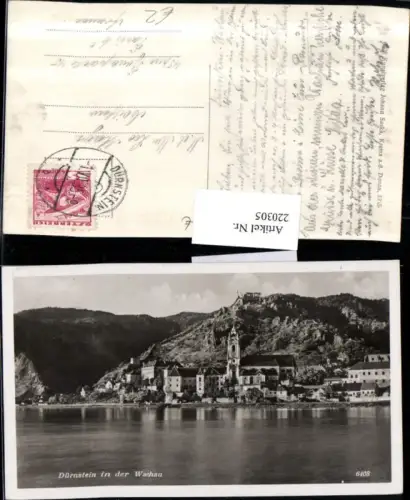 220305,Dürnstein i. d. Wachau Totale m. Ruine