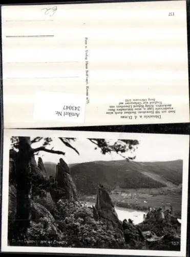 243047,Dürnstein an d. Donau Ruine m. Zinken
