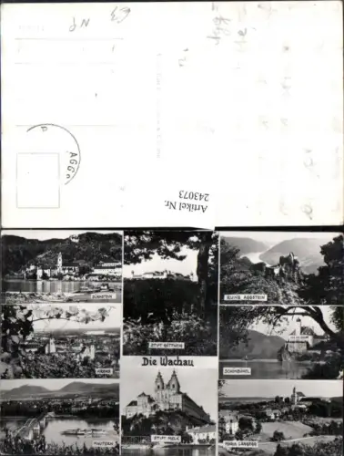 243073,Wachau Dürnstein Mautern Krems Totale Stift Göttweig Ruine Aggstein Schönbühel Mehrbildkarte