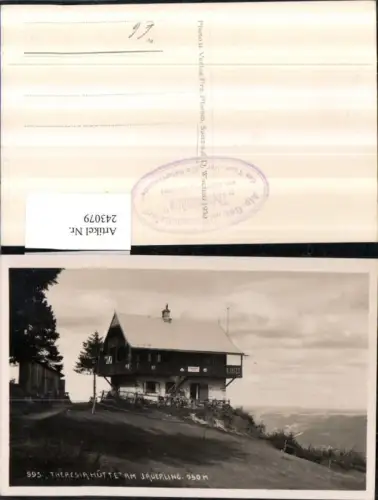 243079,Theresiahütte Berghütte am Jauerling b. Maria-Laach
