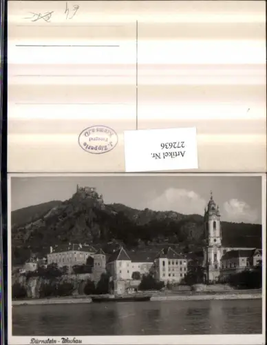 272636,Dürnstein in d. Wachau Teilansicht Kirche m. Ruine
