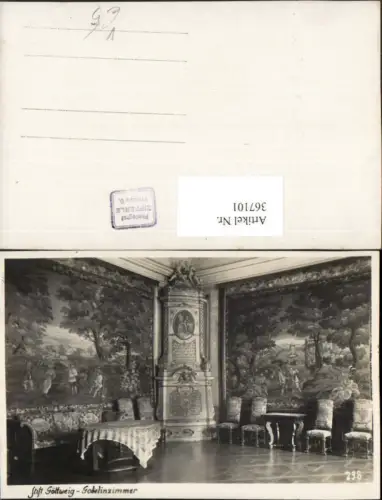 367101,Foto AK Stift Göttweig Gobelinzimmer Innenansicht pub Foto J. Zipperle