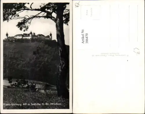 386470,Krems Stift Göttweig in d. Wachau