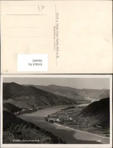 386495,Wachau Donaulandschaft m. Spitz an d. Donau