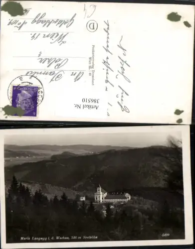 386510,Maria Langegg in d. Wachau b. Mautern Kirche