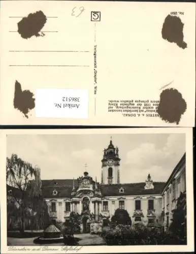 386512,Dürnstein an d. Donau Stiftshof Kirche Turm