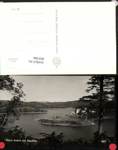 405306,Ruine Dobra m. Stausee See