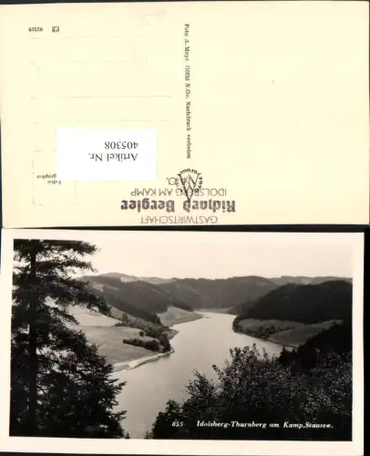 405308,Idolsberg-Thurnberg am Kamp Stausee