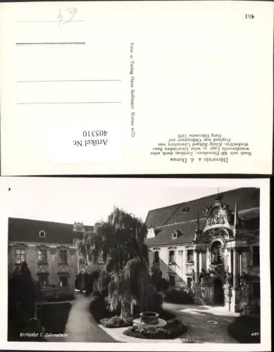 405310,Dürnstein an d. Donau Stiftshof Stift