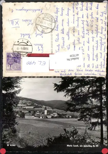 417539,Maria Laach am Jauerling Teilansicht Expres Stempel