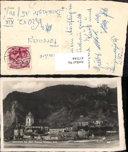 417544,Dürnstein an d. Donau Totale m. Ruine