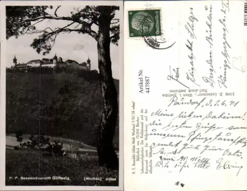 447887,Benediktinerstift Stift Göttweig b. Krems