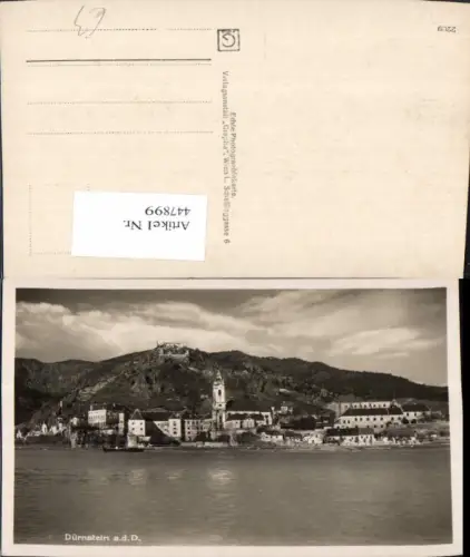 447899,Dürnstein an d. Donau Totale m. Ruine