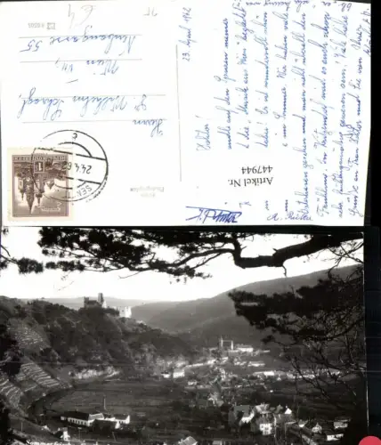 447944,Senftenberg im Kremstal Totale m. Ruine