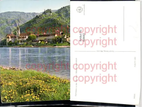 468682,Dürnstein in d. Wachau Totale m. Ruine