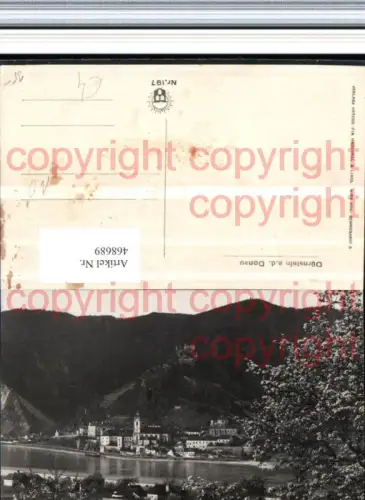 468689,Dürnstein an d. Donau Totale m. Ruine