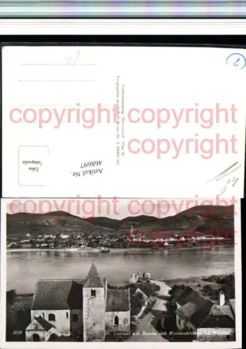 468697,St. Lorenzi an d. Donau Kirche m. Weissenkirchen in d. Wachau