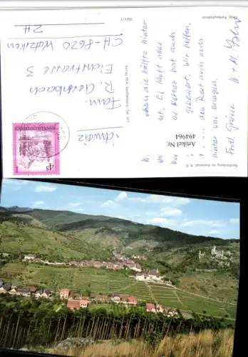 ,Senftenberg im Kremstal Totale m. Ruine